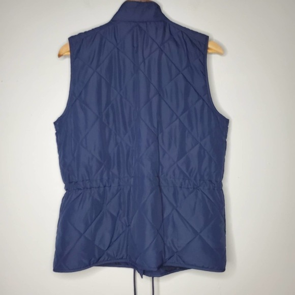Lauren Ralph Lauren Quilted Puffer Vest Navy Sz L - Picture 5 of 9
